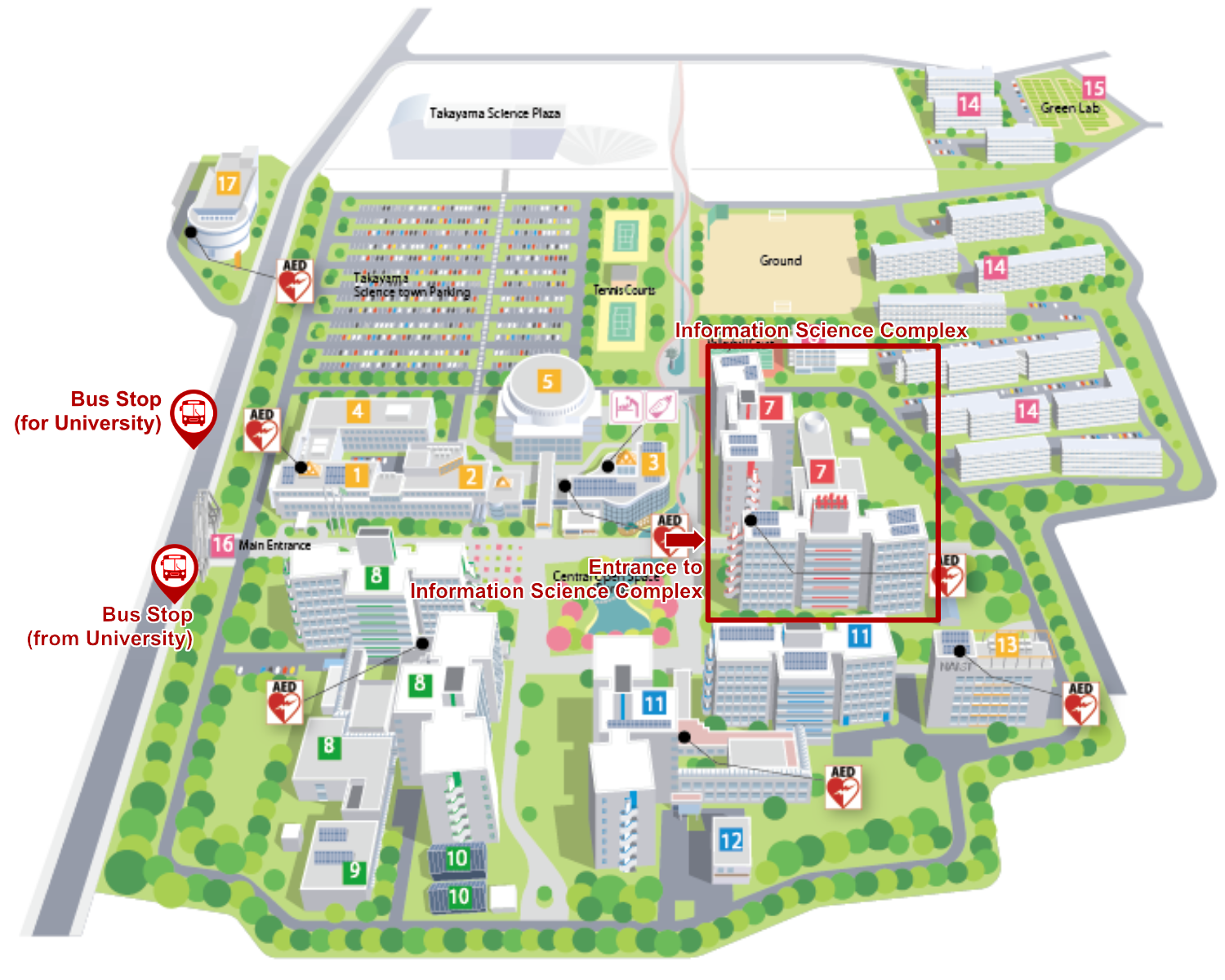 campus map